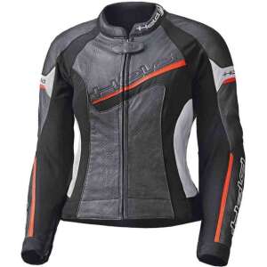 Held Debbie II Damen Lederkombijacke schwarz-weiß-rot
