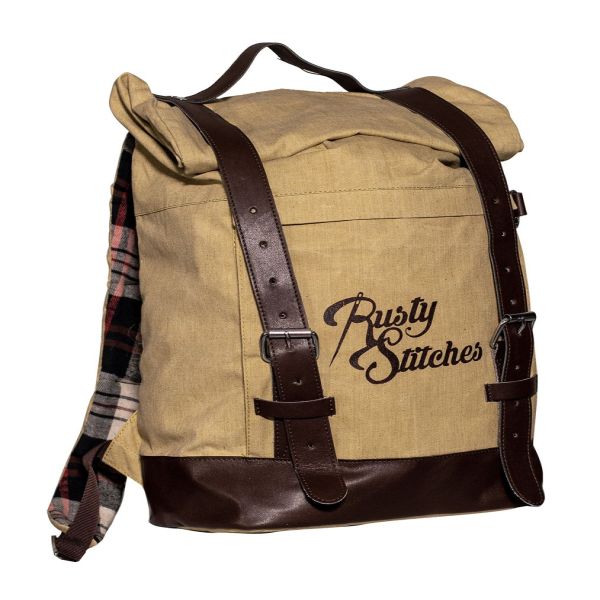 Rusty Stitches Archer Rucksack Beige/Braun