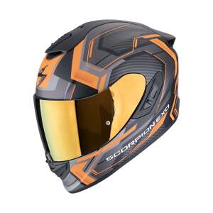 Scorpion EXO-1400 EVO II Linart Matt Schwarz/Orange