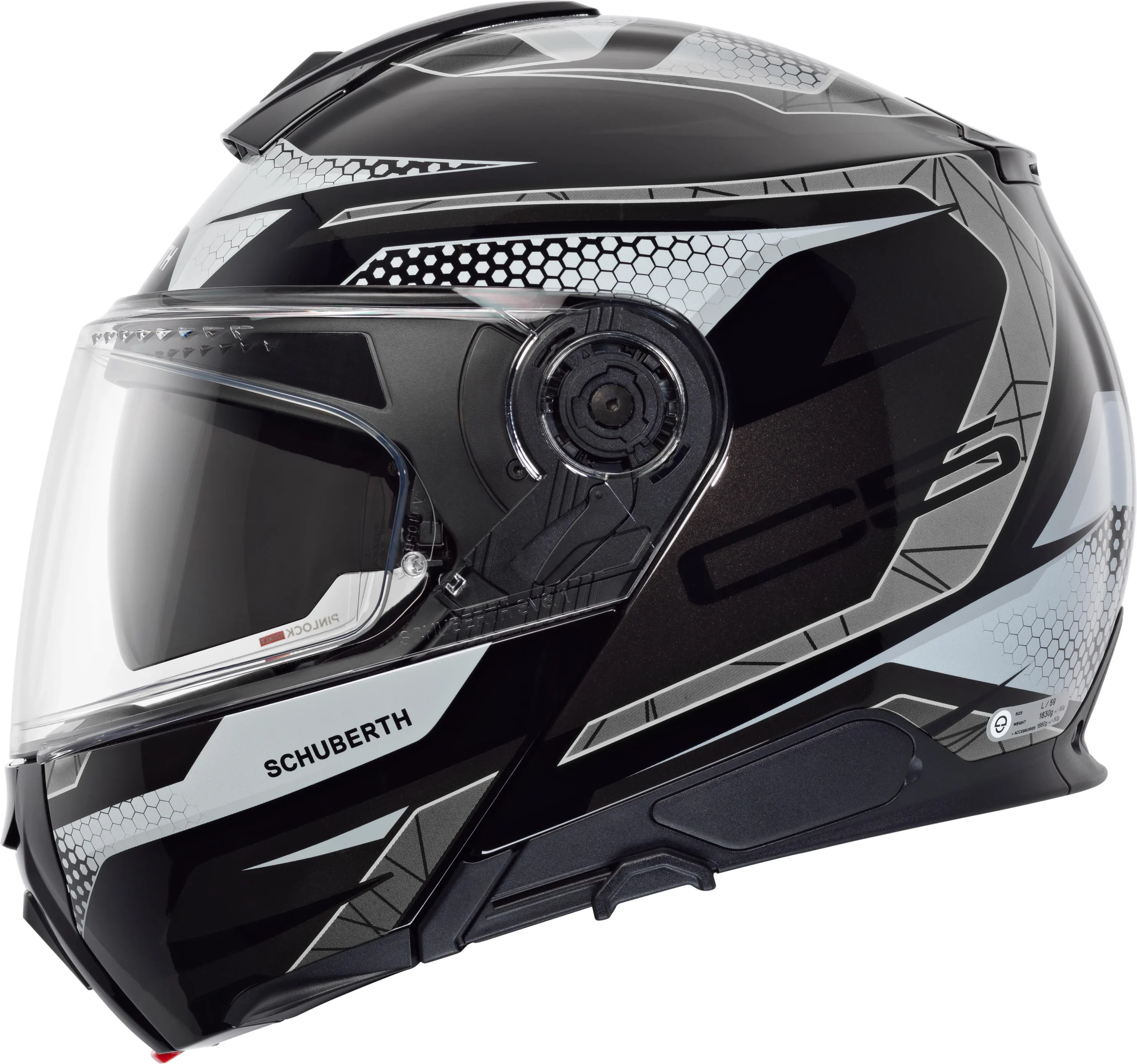 Schuberth C5 Velocity Grey – Bild 4