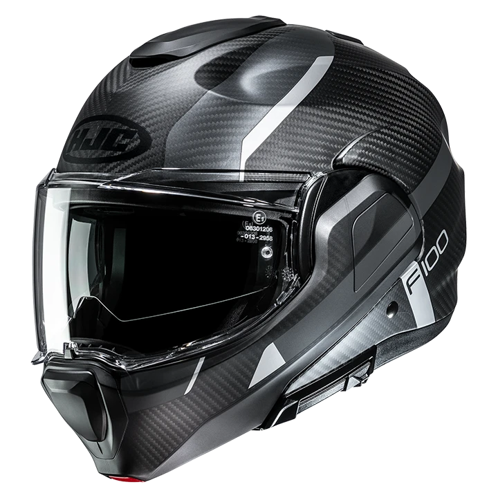 HJC F100 Carbon Askan MC5SF Mattcarbon/Grau/Silber
