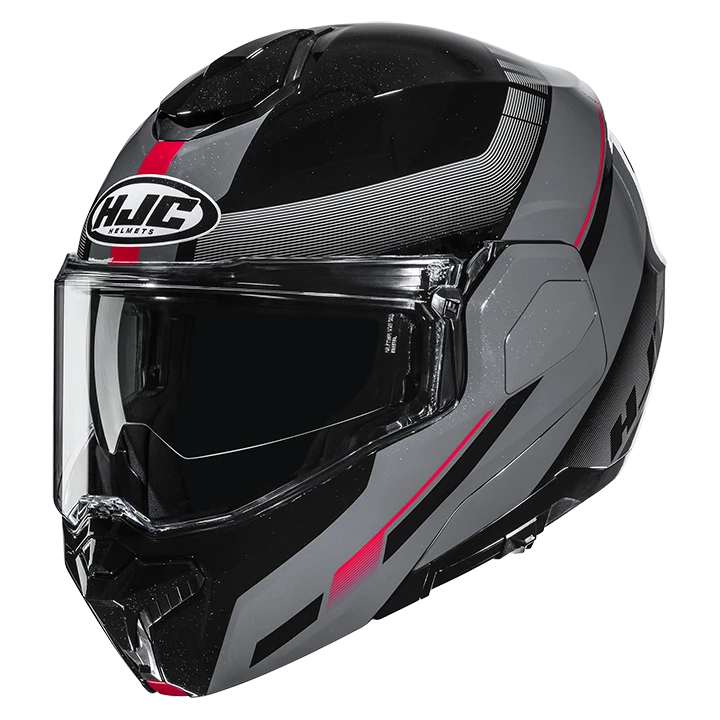 HJC i101 Mira MC1 Schwarz/Grau/Rot