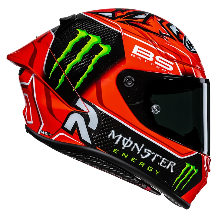 HJC RPHA 1 V2 Carbon QUARTARARO REPLICA MC1 Carbon/Rot/Grün – Bild 5
