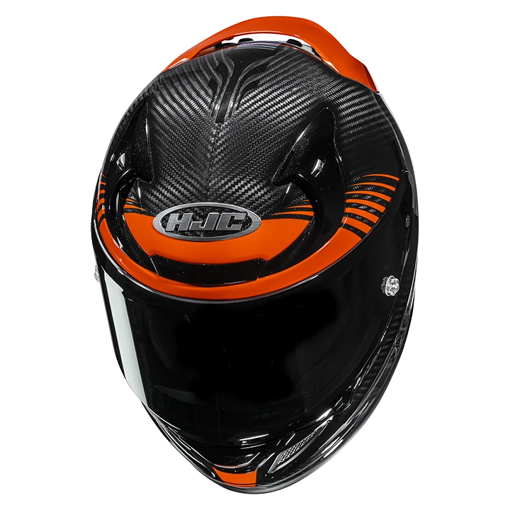 HJC RPHA 12 Carbon Tovin MC 27 Carbon/Orange/Blau – Bild 2