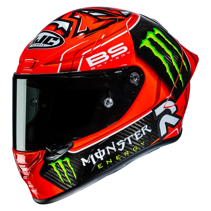 HJC RPHA 1 V2 Carbon QUARTARARO REPLICA MC1 Carbon/Rot/Grün